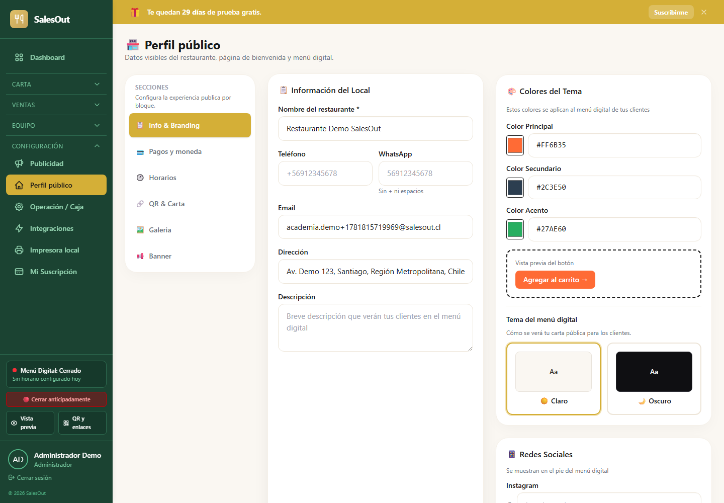 Perfil público
