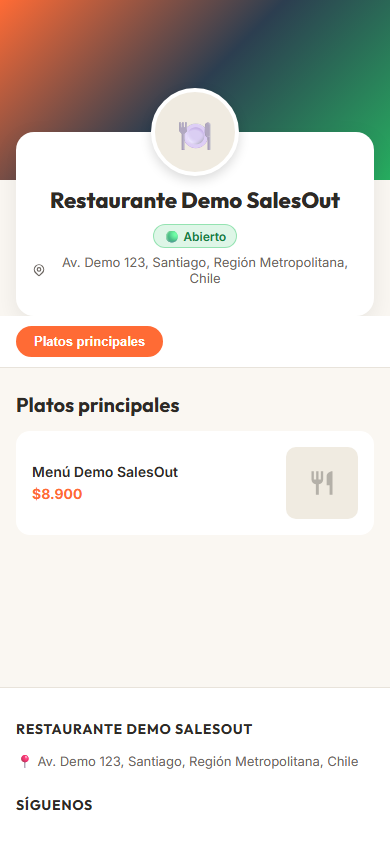 Carta digital móvil