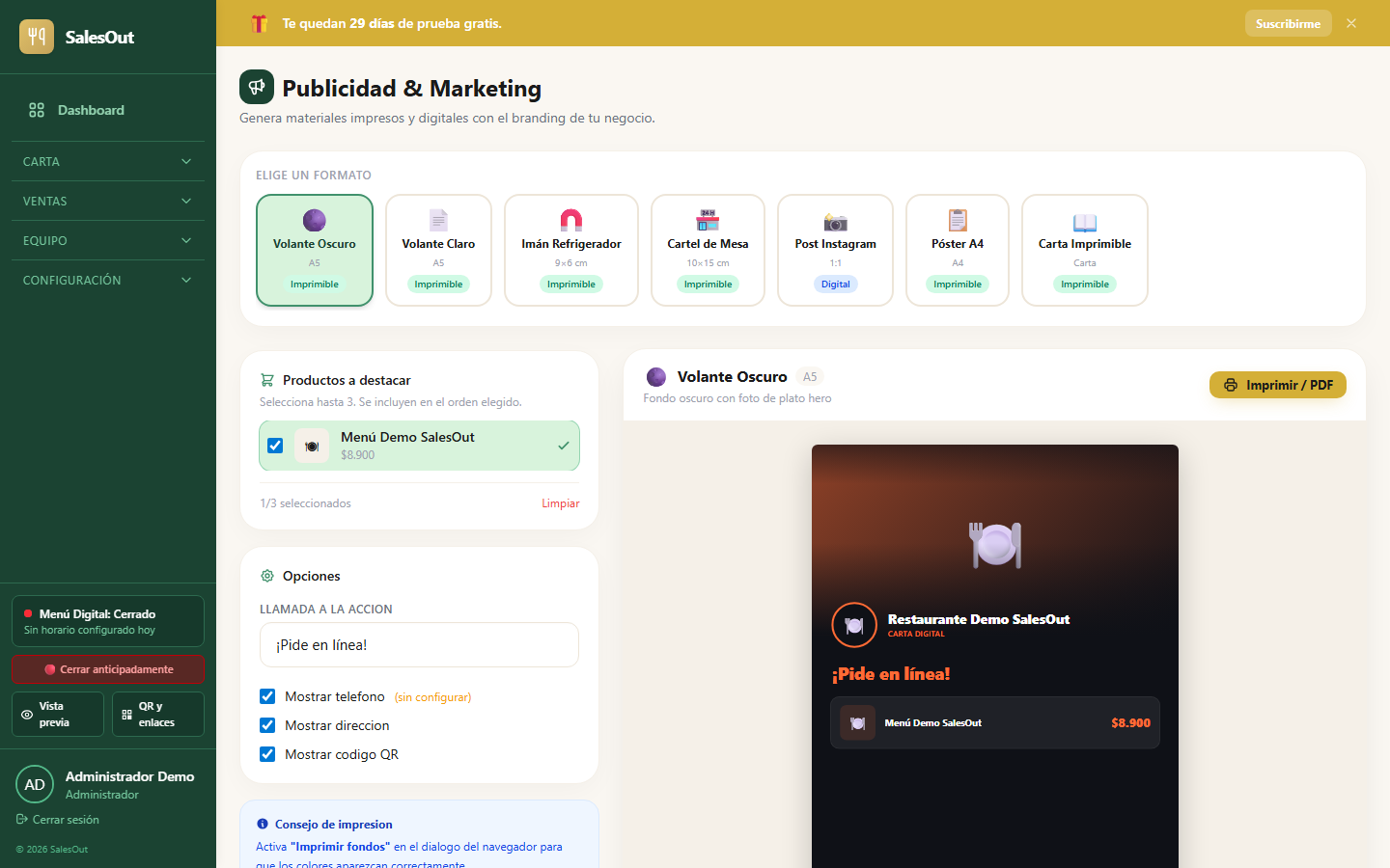 Marketing SalesOut