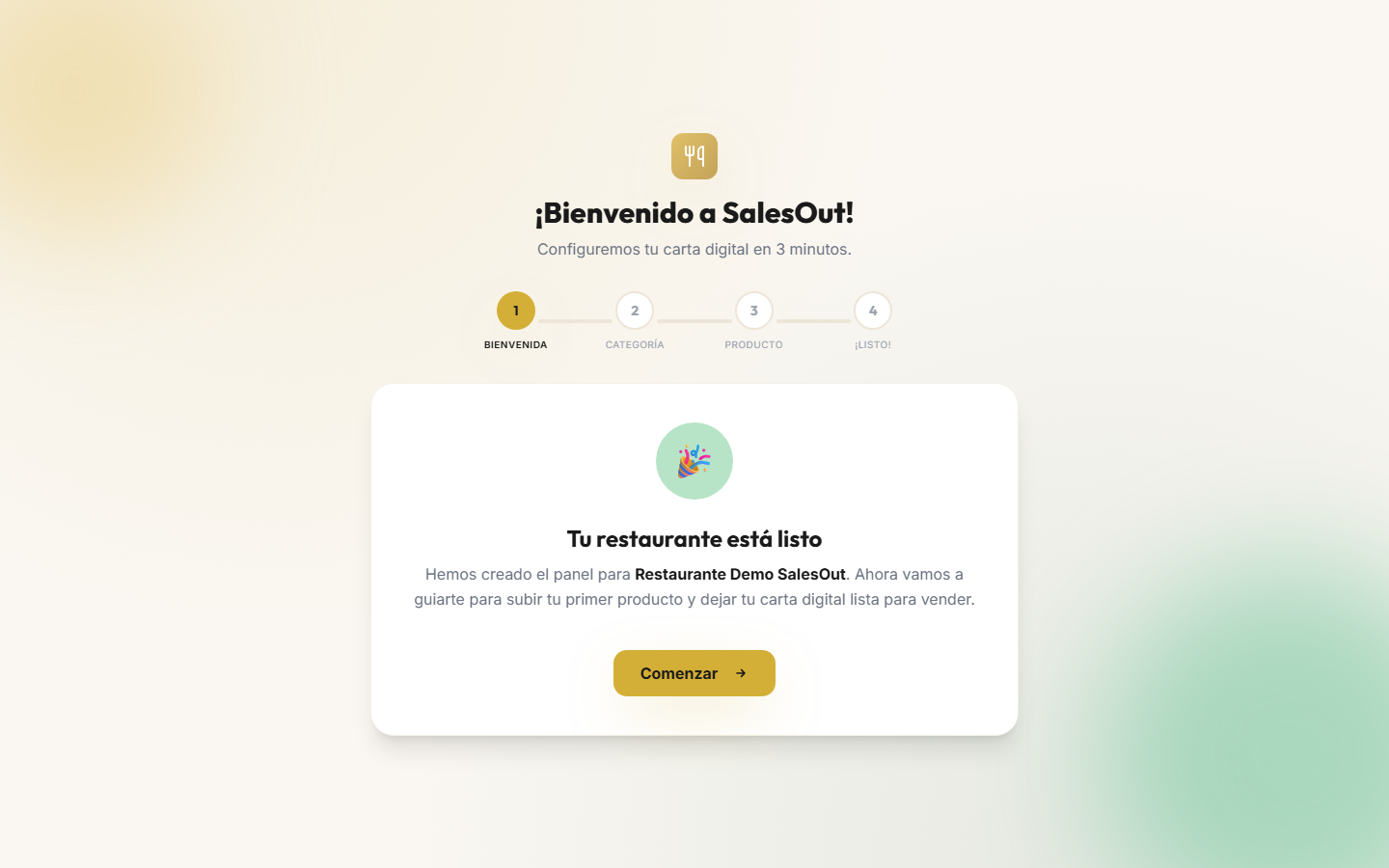 Bienvenida onboarding